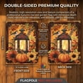 thumbnail image 2 of CSZPPQAF Autumn Garden Flags 12x18 Double Sided-Jack-o'-lantern,2 Pack-165 GSM Polyester Fall Yard Decoration Flags, Fade Resistant, 2 of 6