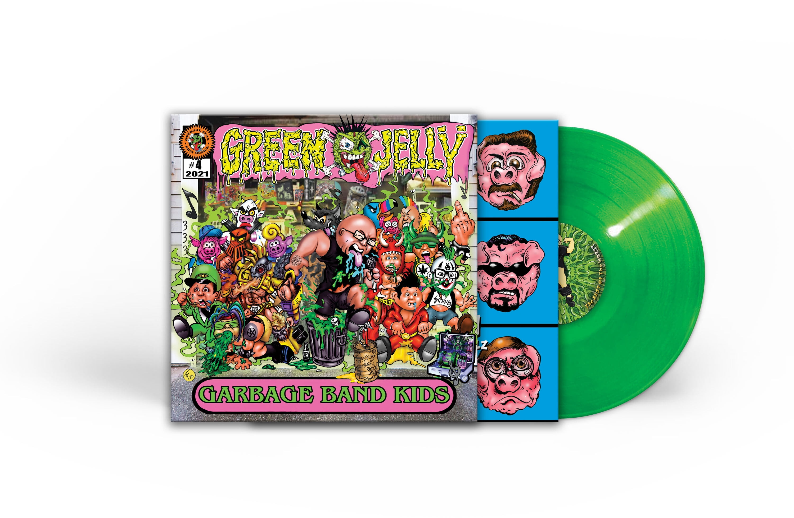 Green Jelly Garbage Band Kids Vinyl