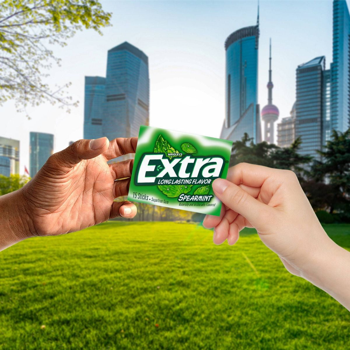 Extra Spearmint Sugar-Free Gum Value Pack - 120ct - Pack of 2