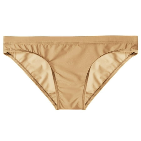 

HEVIRGO Men Briefs Stretchy Breathable Comfortable Soft See Through Ice Silk Sexy Low Waist Panties Daily Life