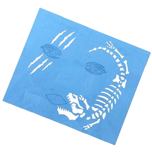 Plantilla de pintura facial Zulema Reutilizable Color azul