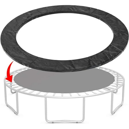 HYPATA Trampoline Replacement Pad, Trampoline Cover Pad 12FT Universal Replacement Trampoline Frame Waterproof Surround Spring Pad for Round Frame