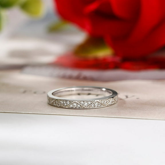 Eclet Jewels 14K White Gold Plated Ring - 1.4 Ct Round Cut Lab Created Diamond Solitaire Ring for Women's - Latest Engagement Diamond Ring for Women's - Wedding Proposal Ring for Her - Gifts for Her