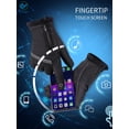 thumbnail image 3 of Deago Touch Screen Winter Gloves Waterproof Thermal Warm Ski Snow Workout Gloves for Men Women (Black, M), 3 of 10