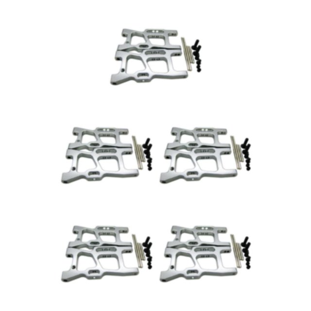 Decodeary RC Car S Performance On Any Terrain With Front Lower Arm For 1/14 LC Racing titanium color 5Set
