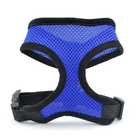 Small Dog Nylon Harness Pet Dog Harness Mesh Vest Dog Leash Dog Harnesses Chest Straps Belt Easy Control for Small Medium Large Dog ()