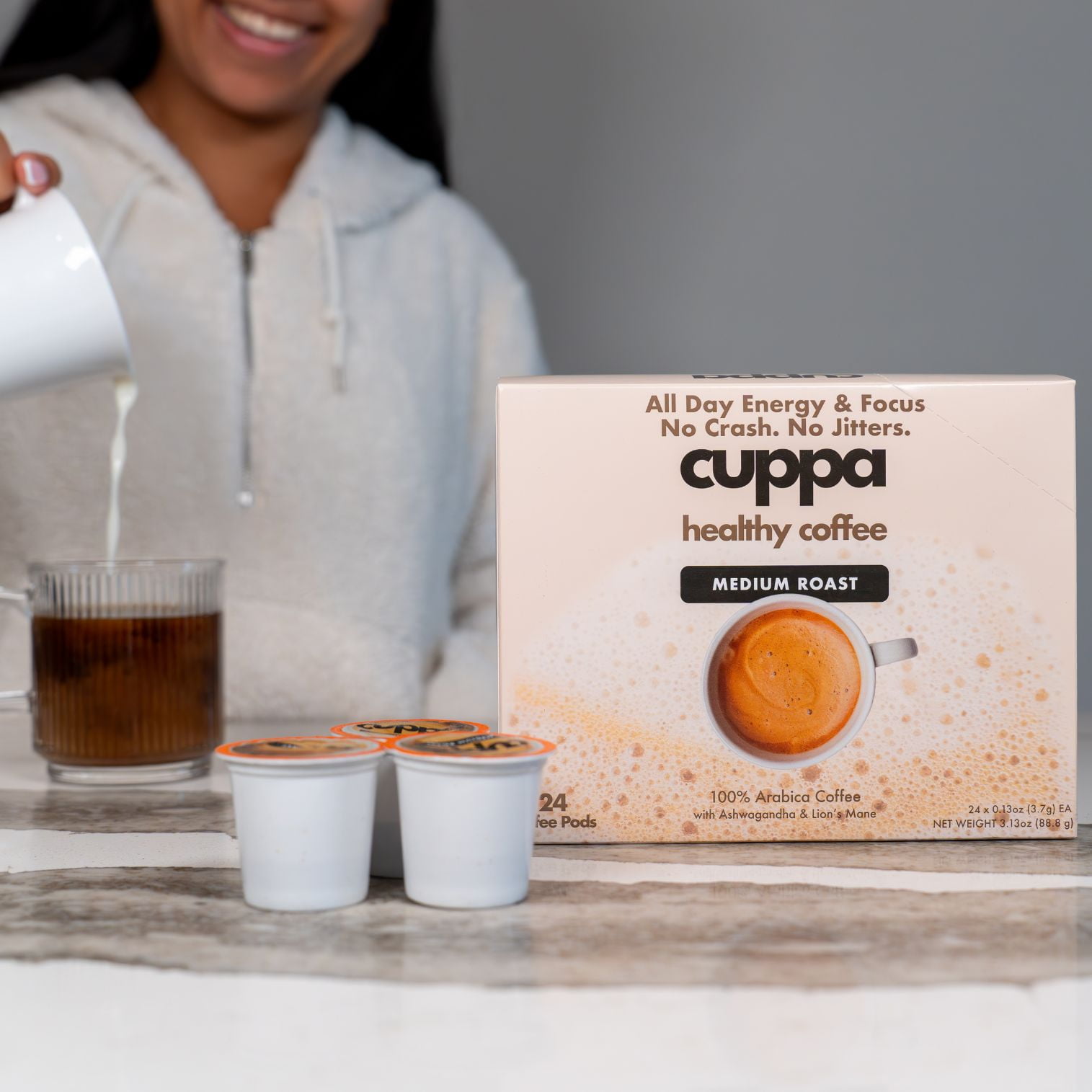 Original Medium Roast Healthy Coffee 24ct Single Serve Pods