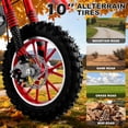 thumbnail image 4 of Gpower Gasoline 49cc Dirt Bike for Kids 6-15,2-Stroke Gas Power Mini Dirt Bike,Red, 4 of 10
