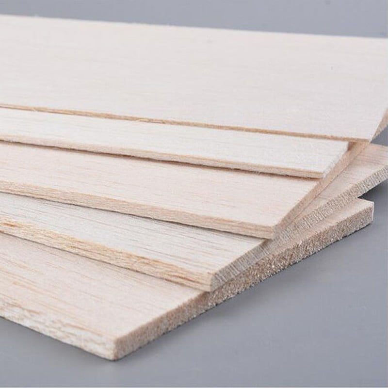 10* Plywood Sheets For Craft Pyrography DIY Wood Plaque Home Decor Signs 1-8mm