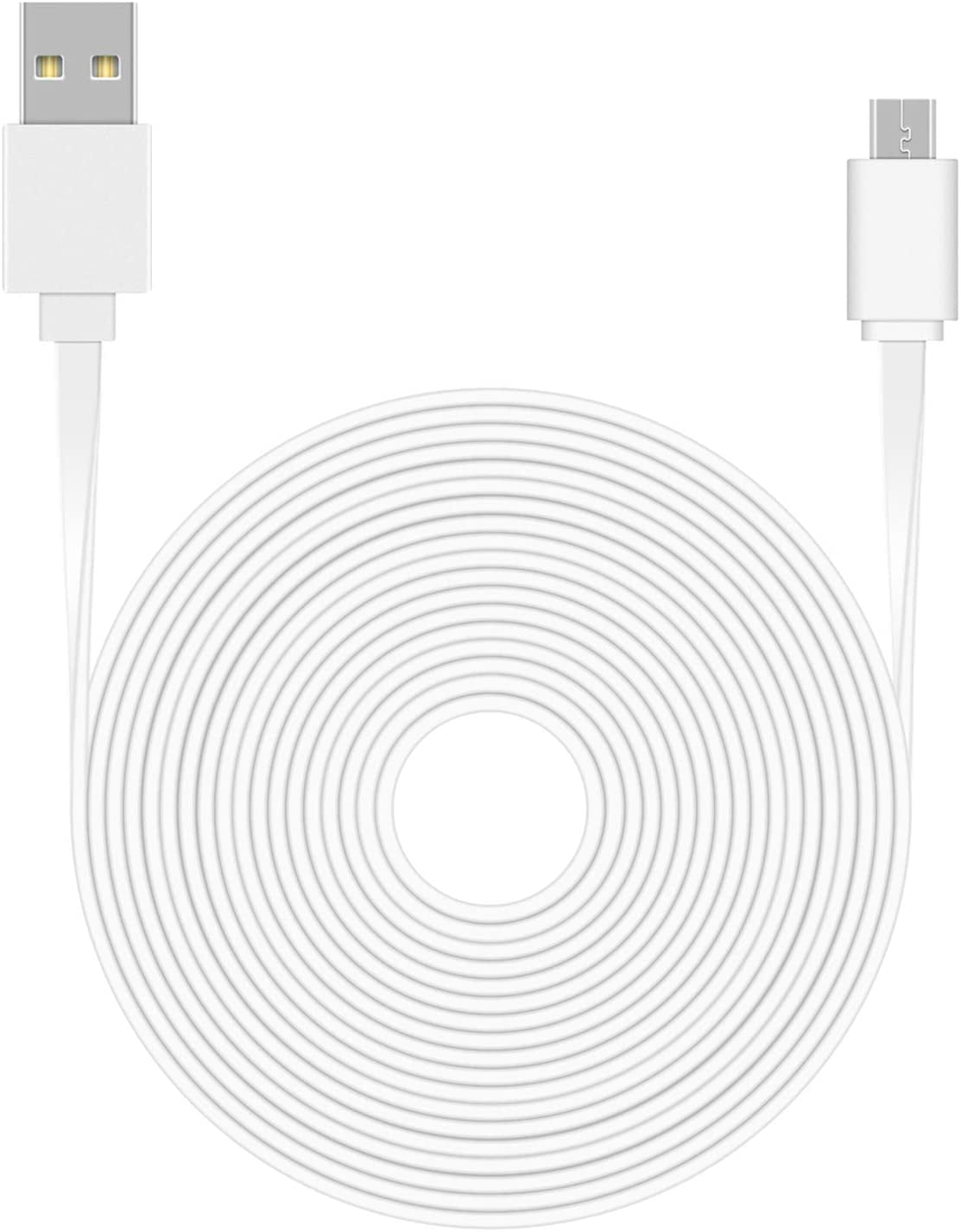 Blink Arlo Q 16.4FT Power Extension Cable for WyzeCam,Wyze Cam Pan,YI Camera,NestCam Indoor,Netvue Cloud Cam etc,USB to Micro USB Charging and Data Sync Cord for Security Camera Furbo Dog Blink Arlo Q 16.4FT Power Extension Cable for WyzeCam,Wyze Cam Pan,YI Camera,NestCam Indoor,Netvue Cloud Cam etc,USB to Micro USB Charging and Data Sync Cord for Security Camera Furbo Dog