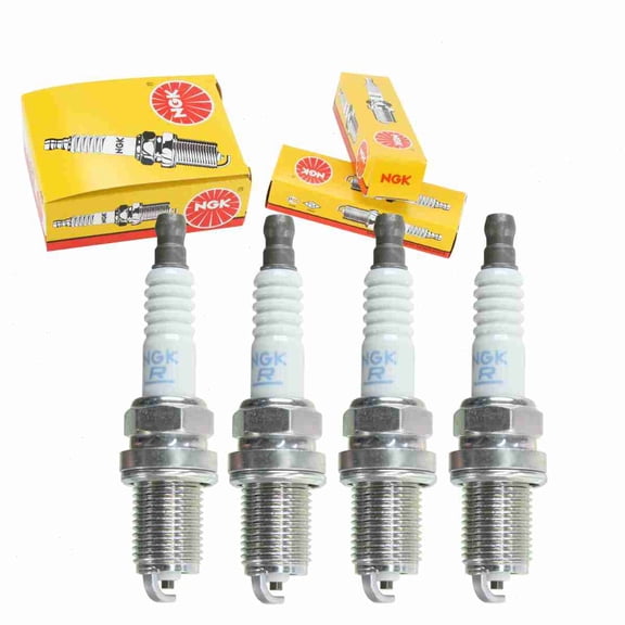 4 pc NGK Standard Spark Plugs compatible with Toyota Yaris 1.5L L4 2006-2017