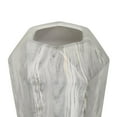 thumbnail image 4 of DecMode 14" Faux Marble Black Ceramic Vase, 4 of 9
