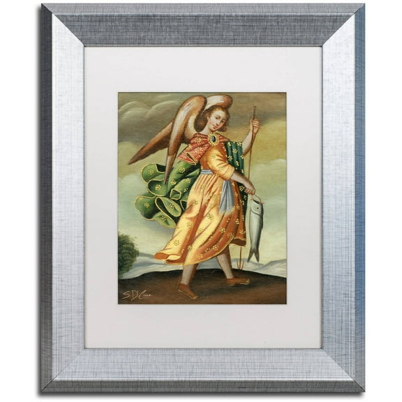 Trademark Fine Art "Fishers of Men" Canvas Art by Masters Fine Art, White Matte, Silver Frame