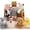 Multicolor-10pcs, variant on MorisMos 6Pcs Farm Animal Stuffed Animals Bulk with Cow/Horse/Sheep/Pig/Bunny/Chick Plush Toys