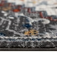 thumbnail image 5 of Luxee Designs Alexandria Collection 3x10 Runner Rug, Medallion Rugs for Laundry Room, Entryway, Bathroom, Kitchen, Pet Friendly, Low Pile, High Traffic Area, Stain Resistance - Gray/Red, 5 of 10