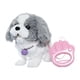 thumbnail image 2 of Juguete electrónico interactivo para pasear perros, peluche de cachorro con cola simulada Blanco Gris, 2 of 8