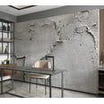 thumbnail image 6 of Tiptophomedecor Background & Patterns Wallpaper Wall Mural - Concrete Rough Plaster, 6 of 8