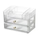thumbnail image 1 of Caja de cosméticos, organizador de maquillaje, contenedor transparente para joyas transparente de 3 niveles, 1 of 9