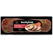 Smithfield Roasted Garlic & Cracked Black Pepper Fresh Seasoned Pork Tenderloin, 0.5–1.85 lb, 19 Grams of Protein per 4 oz Serving