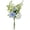 Blue, variant on Artificial Carnation Flower Bouquets, Realistic Silk Mixed Blooms with Green Foliage, UV Resistant Fake Flowers for Wedding Bridal, Home Decor, Table Centerpieces, Party Floral Arrangements