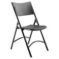 thumbnail image 1 of Pemberly Row Chaise Pliante Moderne en Plastique Robuste de 32 Pouces en Noir (Ensemble de 4), 1 of 7