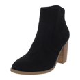 thumbnail image 1 of Sun + Stone Womens Adrien Perforated Ankle Booties, 1 of 3