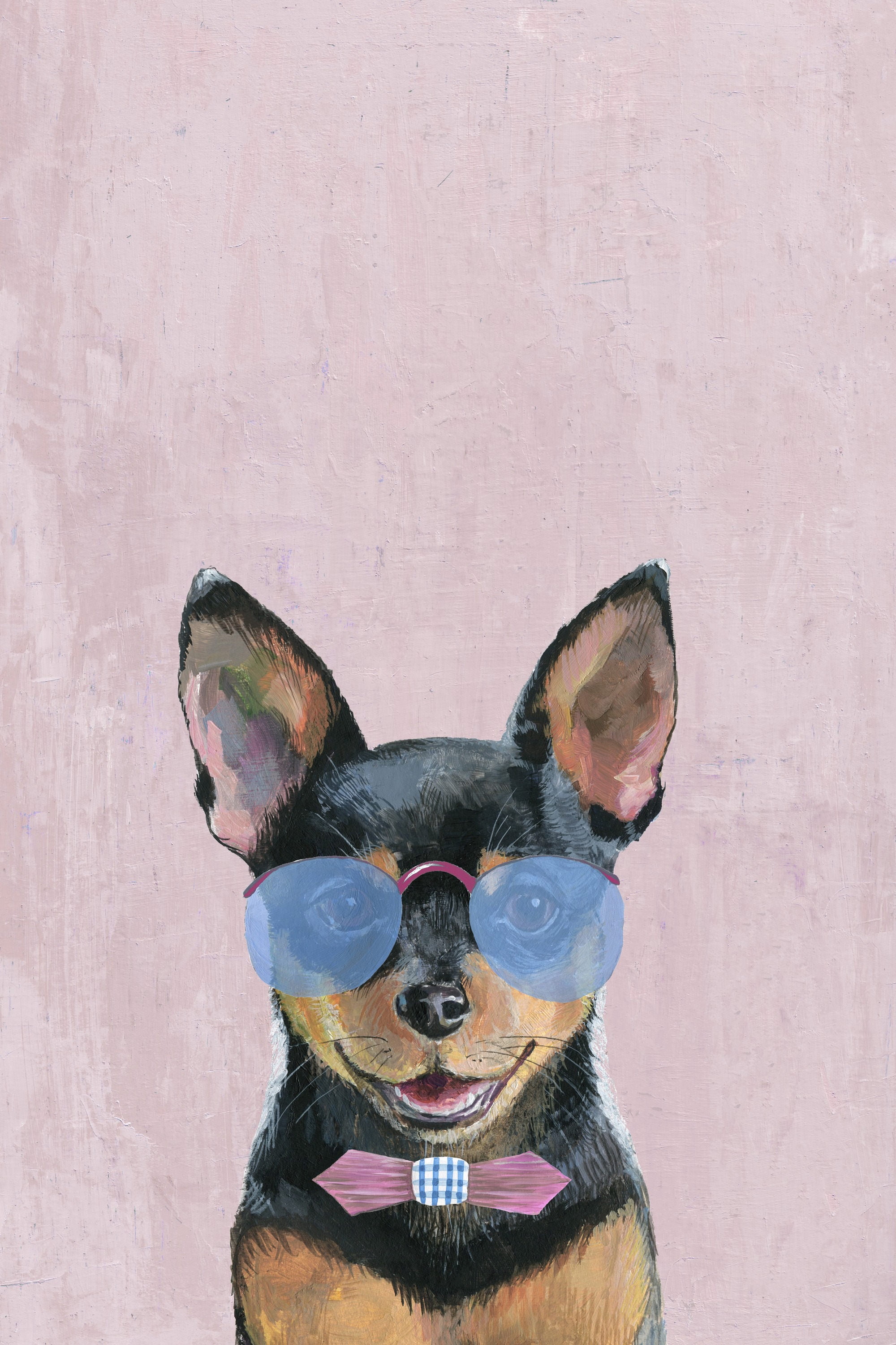 Marmont Hill "Astounding Dog" Painting Print on Wrapped Canvas