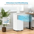 thumbnail image 6 of Aoile 6000 BTUs (10000BTU ASHRAE) Portable Air Conditioner with Fan & Dehumidifier Mode, Cools Rooms up to 450 Sq.Ft, 6 of 8