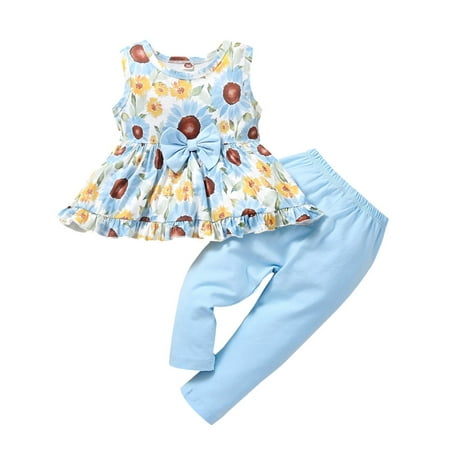 

Kids Clothes Tops Baby Girl Blanket Baby Outfits Solid Color Outfit Set Girl 3 Piece Short Set