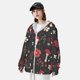 thumbnail image 3 of Balery Fly Agaric and Flowers Sudadera ligera de manga larga con capucha y protección solar UPF 50+ para hombre y mujer, ideal para pesca y running-XX-Large, 3 of 7