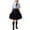 Navy, variant on School Uniform Set for Girls Campus Style Shirts&Skirts&Necktie Set High Waist Short Sleeve Lapel School Wear for Girls Black Size 9-10