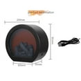 thumbnail image 3 of Led Tabletop Fireplace Flame Light, 3 of 6