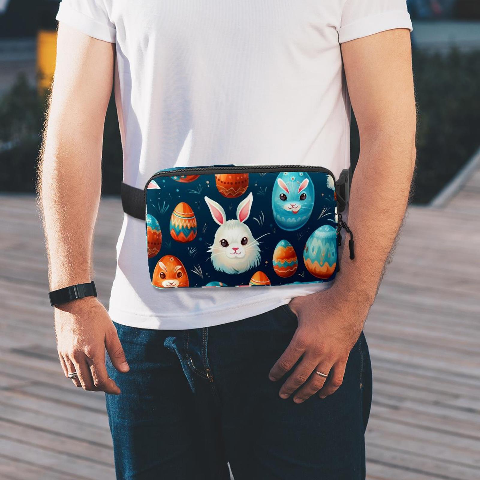 Easter Running Belt Waist Packs Fanny Bag: Lightweight, Adjustable, with Extension Strap, Unisex