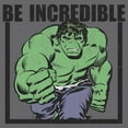 thumbnail image 2 of Men's Marvel Hulk Be Incredible  Pull Over Hoodie Charcoal Heather Medium, 2 of 4