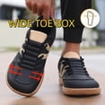 thumbnail image 5 of Men's Wide Toe Casual Sneakers - Lightweight Breathable Lace-Up Athletic Shoes for Daily Commute, Outdoor Hiking, Running, and All-Day Comfort, 5 of 9