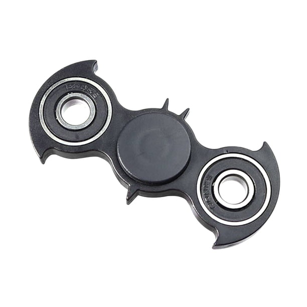 Bat dedo Spinner Fidget juguete alta calidad híbrido cojinete de cerámica de la vuelta Irfora Negro