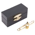 thumbnail image 3 of Trombone / Cornet Clothe Brooch, Brooch, For Birthday Present, 3 of 8