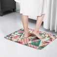 thumbnail image 4 of Pioneer Flower Floral Print Flannel Non Slip Door Rugs,Washable Door Mats Indoor,Decorative Door Mats,Dirt-Resistant and Absorbent Doormat for Entrance,Bedroom,Kitchen,Bathroom,23.5"x16", 4 of 5