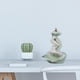 thumbnail image 3 of Quemador de cono de reflujo en cascada con luces nocturnas, decoración, incensario antiguo con puerto USB Celadon Guanyin, 3 of 8