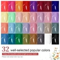 thumbnail image 3 of Kit de esmaltes de uñas en gel JODSONE UV Light de 32 colores con herramientas de manicura, 3 of 8