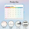 COFEST Calendars,Strong TwinWire Binding,Large Daily Blocks,18 Month