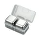 thumbnail image 2 of Piedra de hielo para whisky, vino y hielo, reutilizable, de acero inoxidable, juego de 8 cubos fríos para vino, cerveza y otras bebidas., 2 of 4
