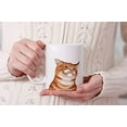 thumbnail image 7 of MUGBREW Orange Tabby Kitten Cat Ceramic Coffee Mug Tea Cup, 11 OZ, 7 of 7