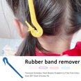 thumbnail image 3 of Herramienta de corte de banda de goma para el cabello para niñas removedor de lazos de cabello sin dolor (azul) Tmvgtek cuidado belleza, 3 of 9