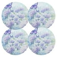 thumbnail image 2 of Butterfly in Lavenders Round Plate Mats Non-Slip Place Mat Washable PVC Table Mats Set of 4 Heat Resistant Table Decoration for Kitchen Dining, 2 of 7