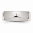 thumbnail image 3 of Stainless Steel 8mm Polished Wedding Band - Size 12, 3 of 5