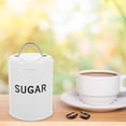 thumbnail image 2 of Metal Tea Canister Portable Tea Container Sugar Container Handheld Tea Canister Sugar Holder, 2 of 6