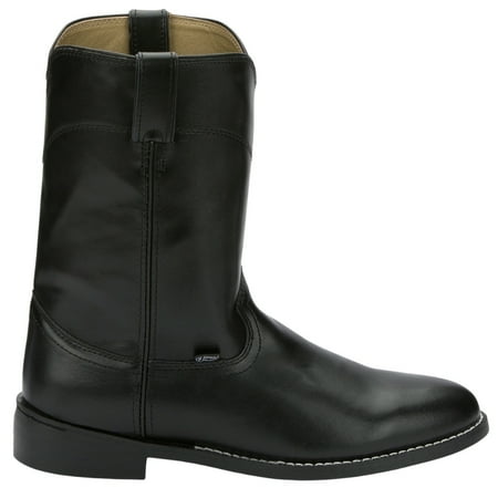 Justin Boots Mens Temple Round Toe Cowboy Casual Mid Calf Boots