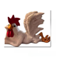 thumbnail image 3 of Adornos decorativos creativos y divertidos para escritorio, esculturas de resina con forma de gallo grande acostado, 3 of 3