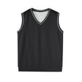 thumbnail image 5 of Huankd Sweater Vest Men V Neck Business Casual Sweaters Sleeveless Knitwear Knitted Pullover Formal Vest Top 2026 White 2XL, 5 of 6